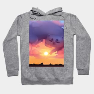 Sunset cat Hoodie